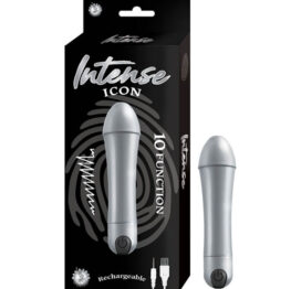 Intense Icon Bullet Vibrator Silver, Nasstoys