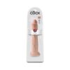 King Cock 13in Dildo w/Suction Cup Beige, Pipedream