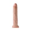 King Cock 13in Dildo w/Suction Cup Beige, Pipedream
