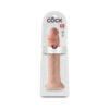 King Cock 14in Dildo w/Suction Cup Beige, Pipedream