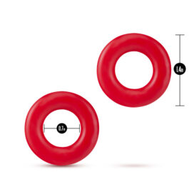 Stay Hard Donut Rings 2 Pack Red, Blush