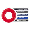 Stay Hard Donut Rings 2 Pack Red, Blush