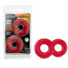 Stay Hard Donut Rings Oversized 2 Pack Red
