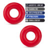 Stay Hard Donut Rings Oversized 2 Pack Red