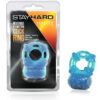 Stay Hard Reusable 5 Function Cock Ring Vibe Blue, Blush