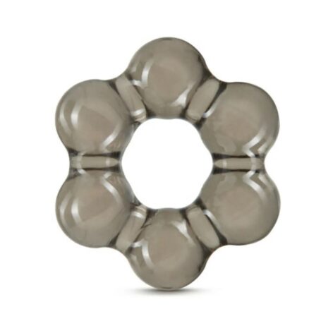 Stay Hard Thick Bead Cock Ring Black, Blush