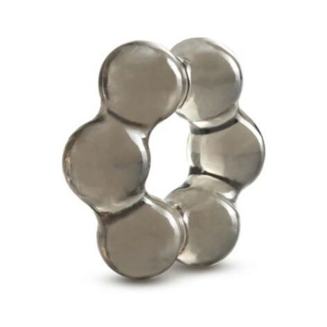 Stay Hard Thick Bead Cock Ring Black, Blush