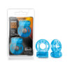 Stay Hard Vibrating Cock Rings 2 Pack Blue, Blush