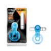 Stay Hard Vibrating Tongue Ring 10 Function Blue