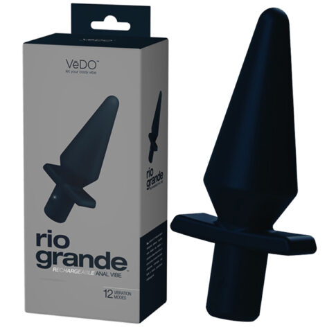 VeDO Rio Grande Rechargeable Anal Vibe Just Black