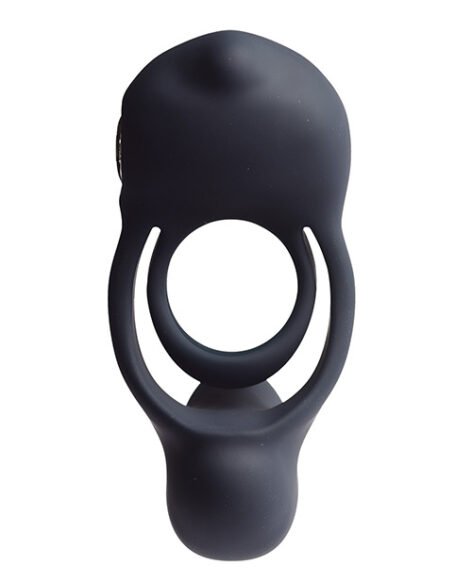 VeDO Roco Rechargeable Dual Cock Ring Black