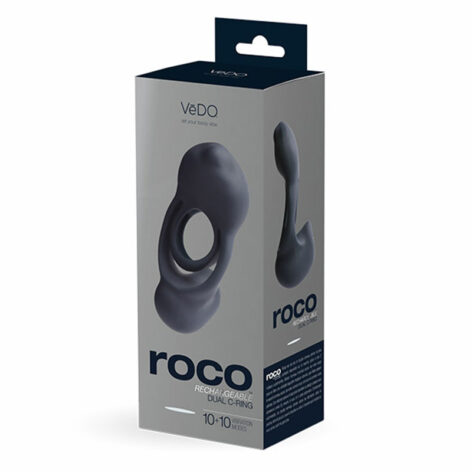VeDO Roco Rechargeable Dual Vibrating C-Ring Black