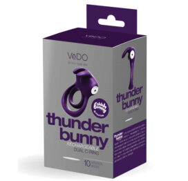 VeDO Thunder Bunny Dual C-Ring Rechargeable Purple