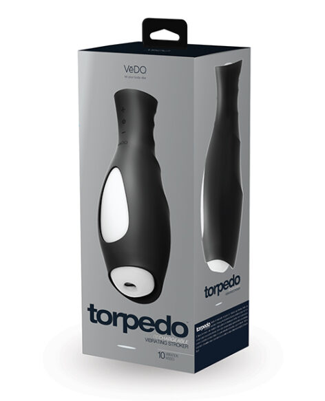 VeDO Torpedo Rechargeable Vibrating Stroker Black