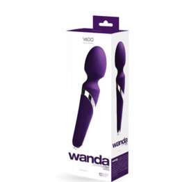 VeDO Wanda Rechargeable Wand Vibe Deep Purple