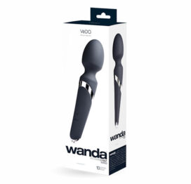 VeDO Wanda Rechargeable Wand Vibe Just Black