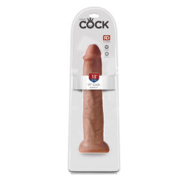 King Cock 13in Dildo w/Suction Cup Tan, Pipedream