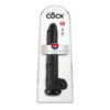 King Cock 14in Dildo w/Balls Black, Pipedream