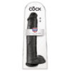 King Cock 15 Inch Dildo w/Balls Black