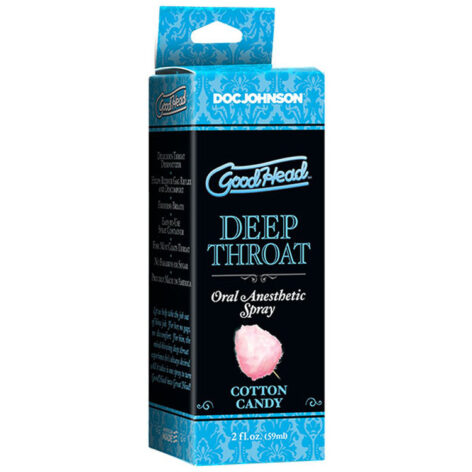 GoodHead Deep Throat Spray Cotton Candy 2oz, Doc Johnson