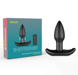 Nexus B-Stroker Unisex Rimming Massager Black