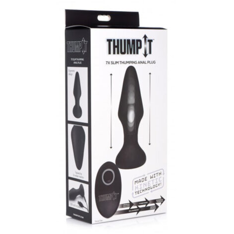 Thump It 7X Slim Thumping Silicone Anal Plug