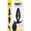 Thump It 7X Swirled Thumping Silicone Anal Plug