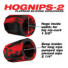 HogNips-2 Nipple Suckers Red/Black, OxBalls