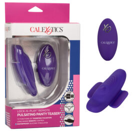 Lock-N-Play Remote Pulsating Panty Teaser Purple