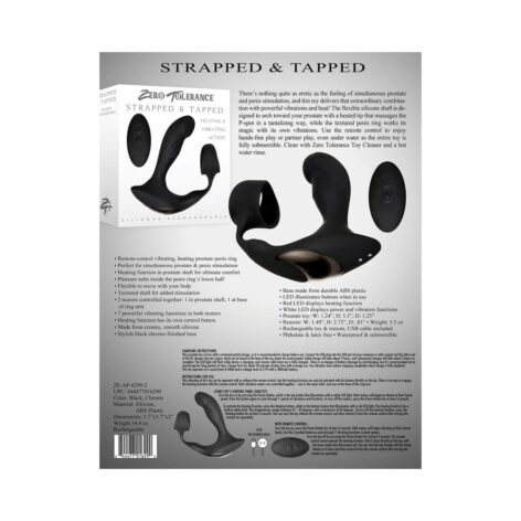 Zero Tolerance Strapped & Tapped Prostate Massager, Evolved