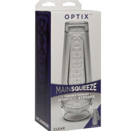Main Squeeze Optix Pussy Stroker Crystal Clear