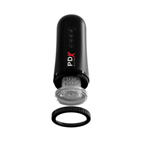 PDX Elite Moto Blower Suction Vibrating Stroker, Pipedream