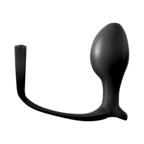 AssGasm Cockring Advanced Plug Large Black, Pipedream