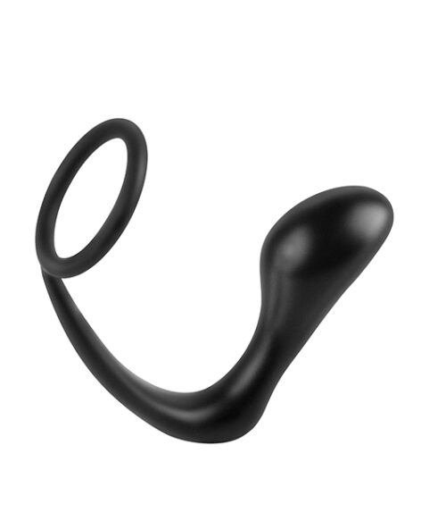 AssGasm Cockring Plug Black, Anal Fantasy, Pipedream