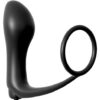 AssGasm Cockring Vibrating Plug Black, Pipedream