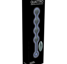 Nexus Quattro Vibrating Anal Pleasure Balls Black