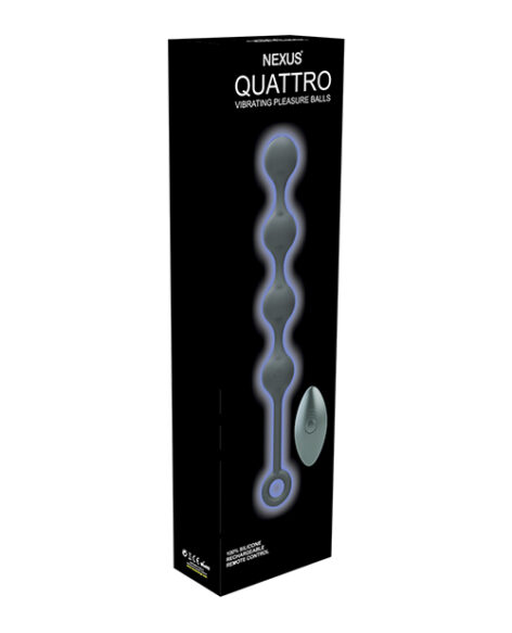 Nexus Quattro Vibrating Anal Pleasure Balls Black