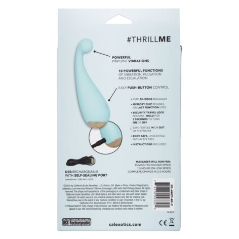 Slay #ThrillMe Vibrator Blue, CalExotics