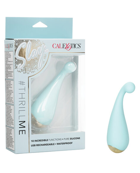 Slay #ThrillMe Vibrator Blue, CalExotics