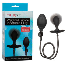 Weighted Silicone Inflatable Butt Plug, CalExotics