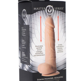 Power Pounder Thrusting Dildo Beige, Master Series