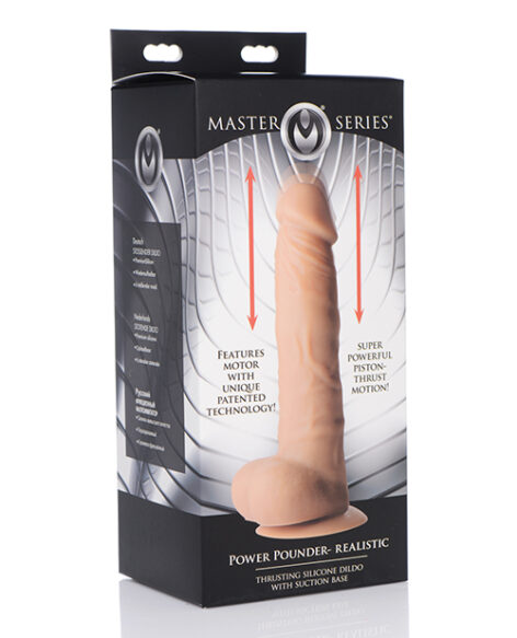 Power Pounder Thrusting Dildo Beige, Master Series