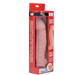 Size Matters 2in Penis Extender Sleeve Beige Flesh