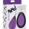 Bang! 10X Vibrating Silicone Egg w/Remote Purple