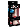 King Cock Plus 6in Triple Density Dildo Beige