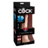 King Cock Plus 7in Triple Density Dildo Beige