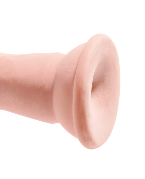 King Cock Plus 7in Triple Density Dildo w/Suction Cup Beige