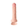 King Cock Plus 8in Triple Density Dildo w/Balls Beige