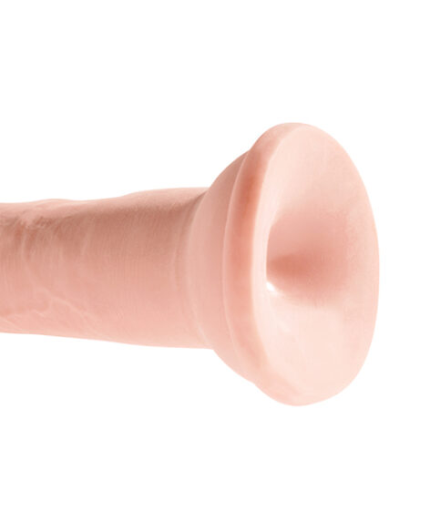 King Cock Plus 8in Triple Density Dildo w/Suction Cup Beige