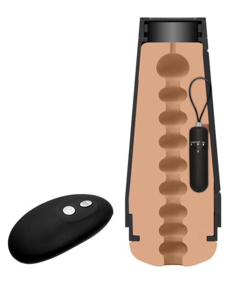 Vibro Main Squeeze Pussy Stroker Vanilla